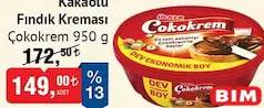 ÜLKER ÇOKOKREM KAKAOLU FINDIK KREMASI 950 G
